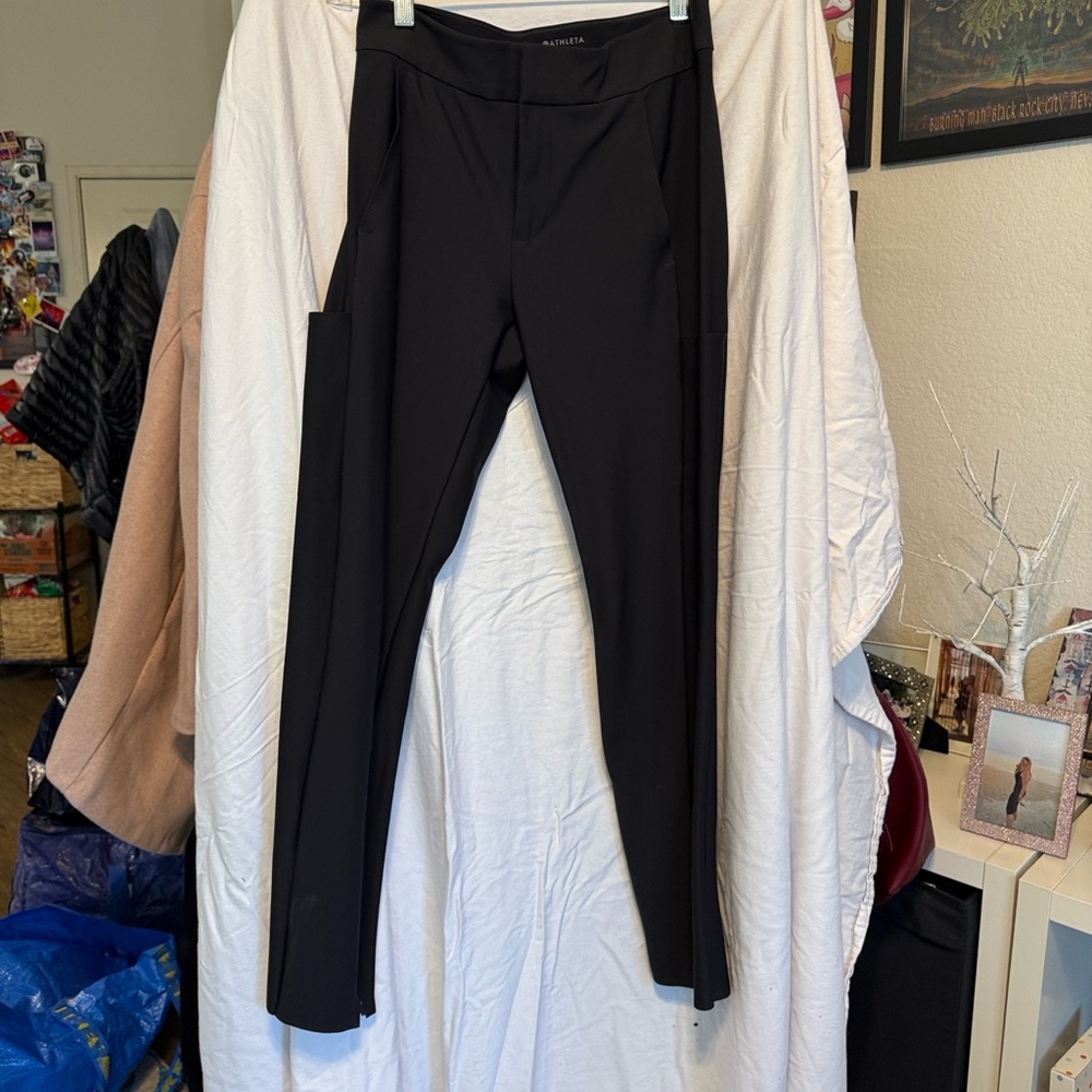 ✨ Athleta Stellar Trouser – Size 4 (Black) ✨ - Picture 8 of 10